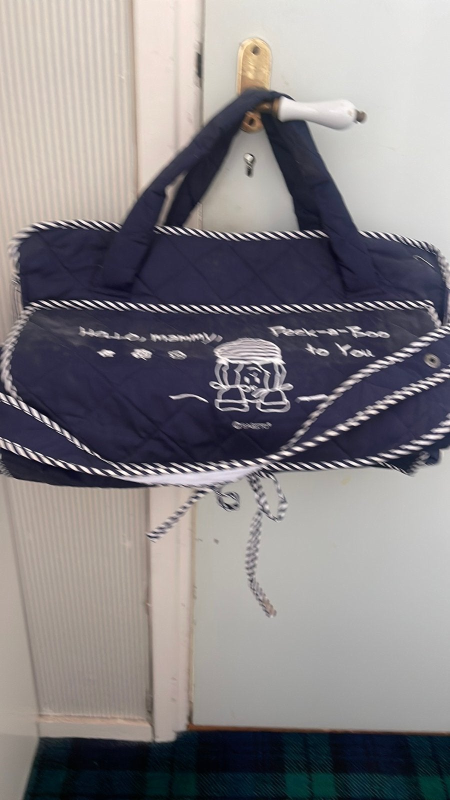 Leuke Babitto nieuwe luiertas d.blauw met verschoning, Kinderen en Baby's, Luiertassen, Ophalen of Verzenden