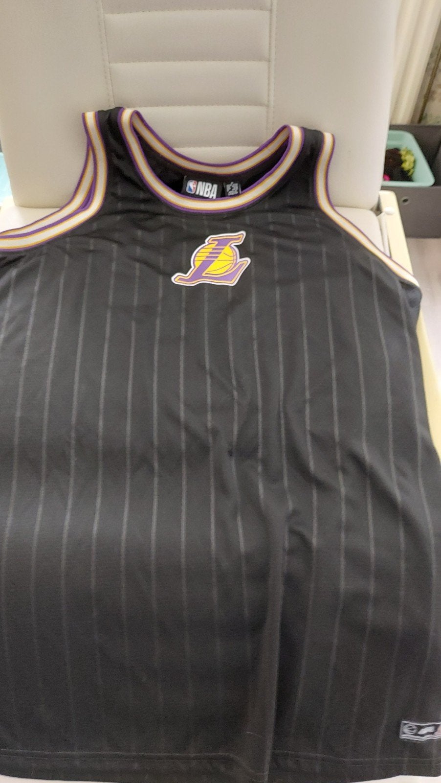 NBA Los Angeles Lakers Basketbalshirt - Maat M, Maat 38/40 (M), Zwart, Overige typen, Ophalen of Verzenden