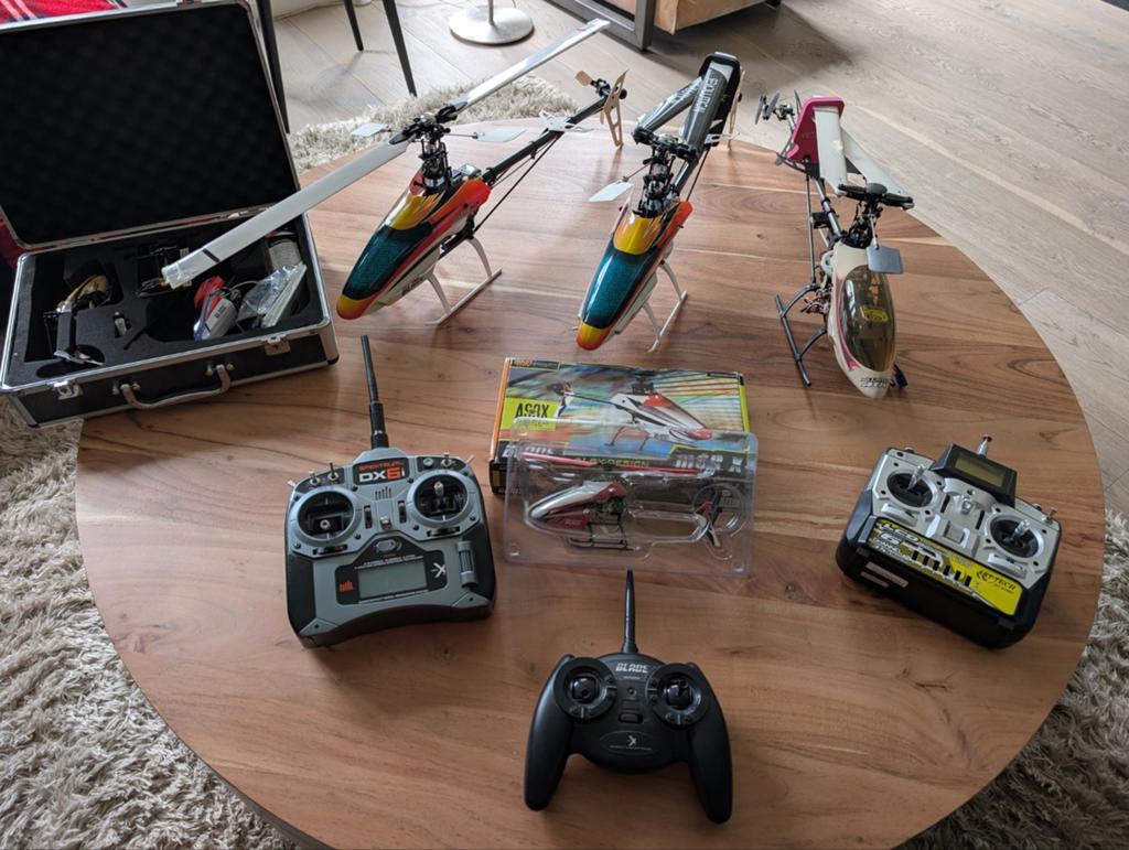 Blade 450 3d (2), art tech 400 3d, Blade mCPx 3d, mSR X (2), Ophalen