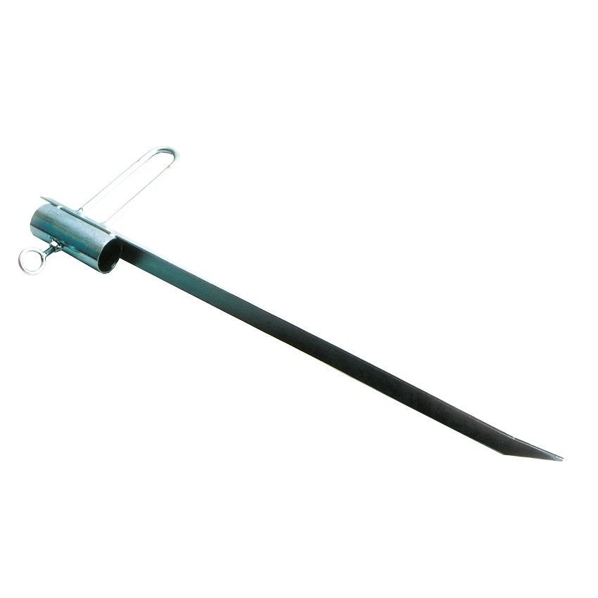 Parasol grondpen verzinkt metaal max 30 mm, Ophalen of Verzenden, Nieuw, Minder dan 1 meter, Parasolvoet