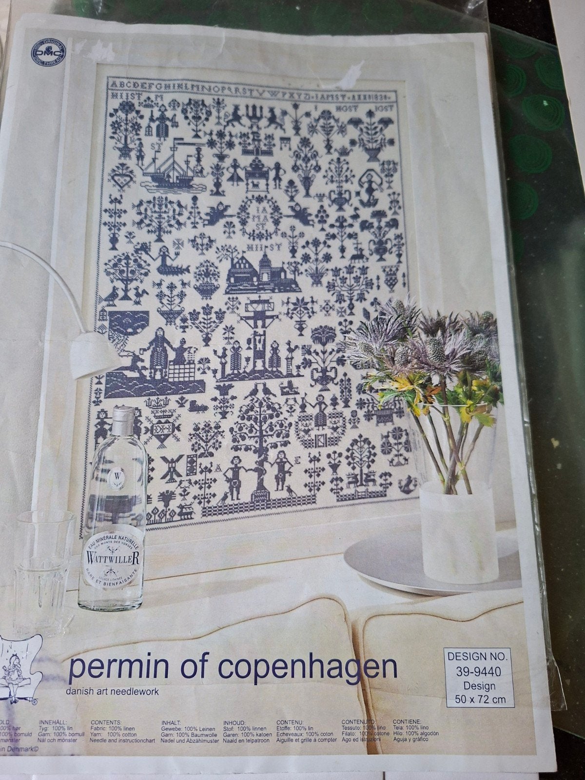 Permin of Copenhagen Borduurpakket- Design 39-9440, Ophalen of Verzenden, Patroon