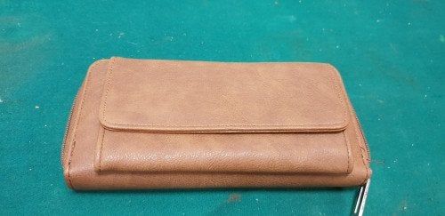portemonnee bruin, Sieraden, Tassen en Uiterlijk, Portemonnees, Ophalen of Verzenden, 'T Olde Gre-j, Info@toldegrej.nl, Endepoelstraat 20f Didam