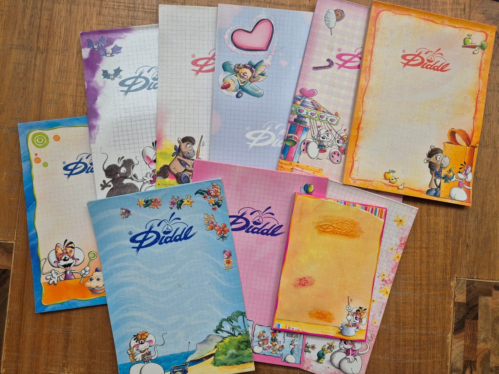 Diddl is back! 10 Schrijfblokken., Ophalen of Verzenden, Papier, Kaart of Schrift