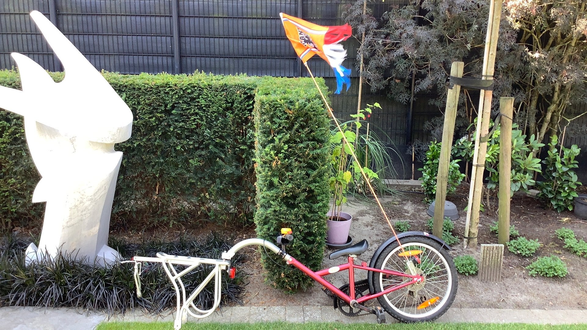 Aanhangfiets, Fietsen en Brommers, Fietsaccessoires | Aanhangers en Karren, Ophalen, Gebruikt
