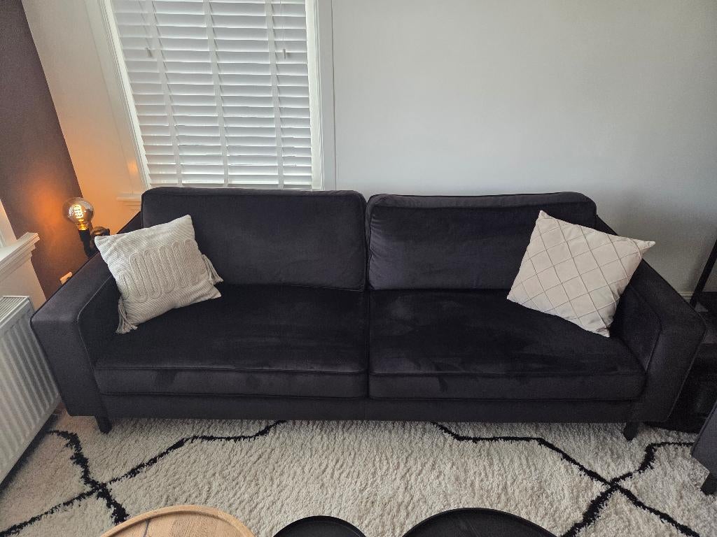 WOOOD bank en fauteuil Robin, Huis en Inrichting, Banken | Bankstellen, Ophalen, Minder dan 75 cm, 150 tot 200 cm, Driepersoons