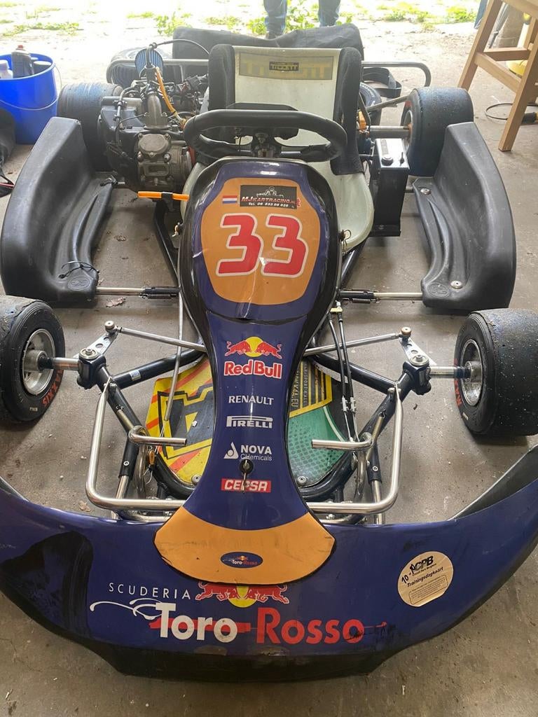 RK1 Kart (150cc, 15pk) met K4A chassis en Mychron 5, Ophalen, Gebruikt, Kart