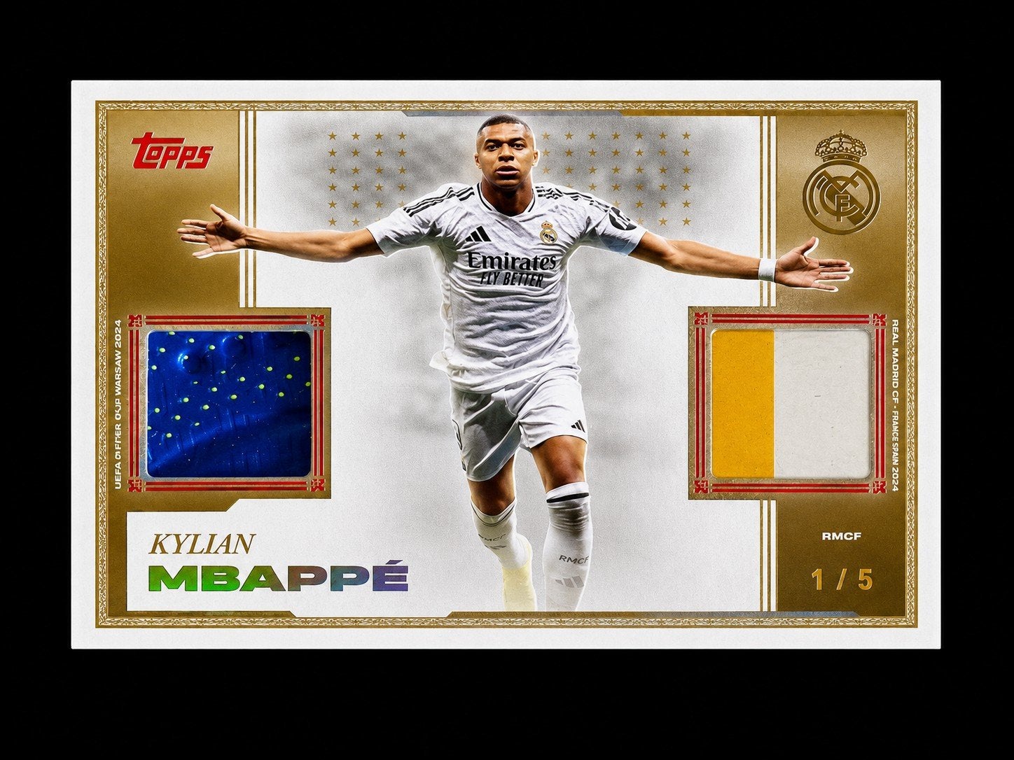 Kylian Mbappé super relic 1/5 grail / milestone, Ophalen of Verzenden