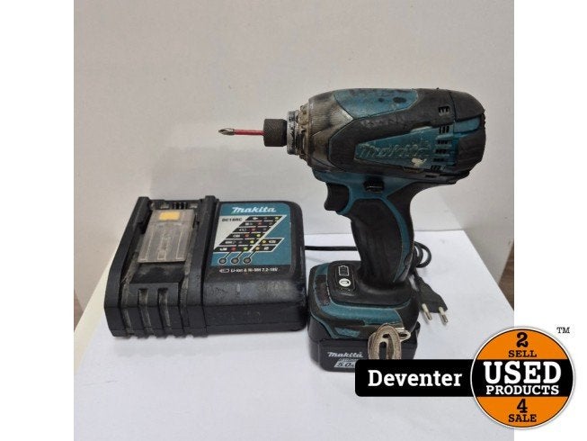 Makita DTD134 Slagschroevendraaier met 5.0Ah accu en Lader, Doe-het-zelf en Verbouw, Makita, Zo goed als nieuw, Support@makita.com