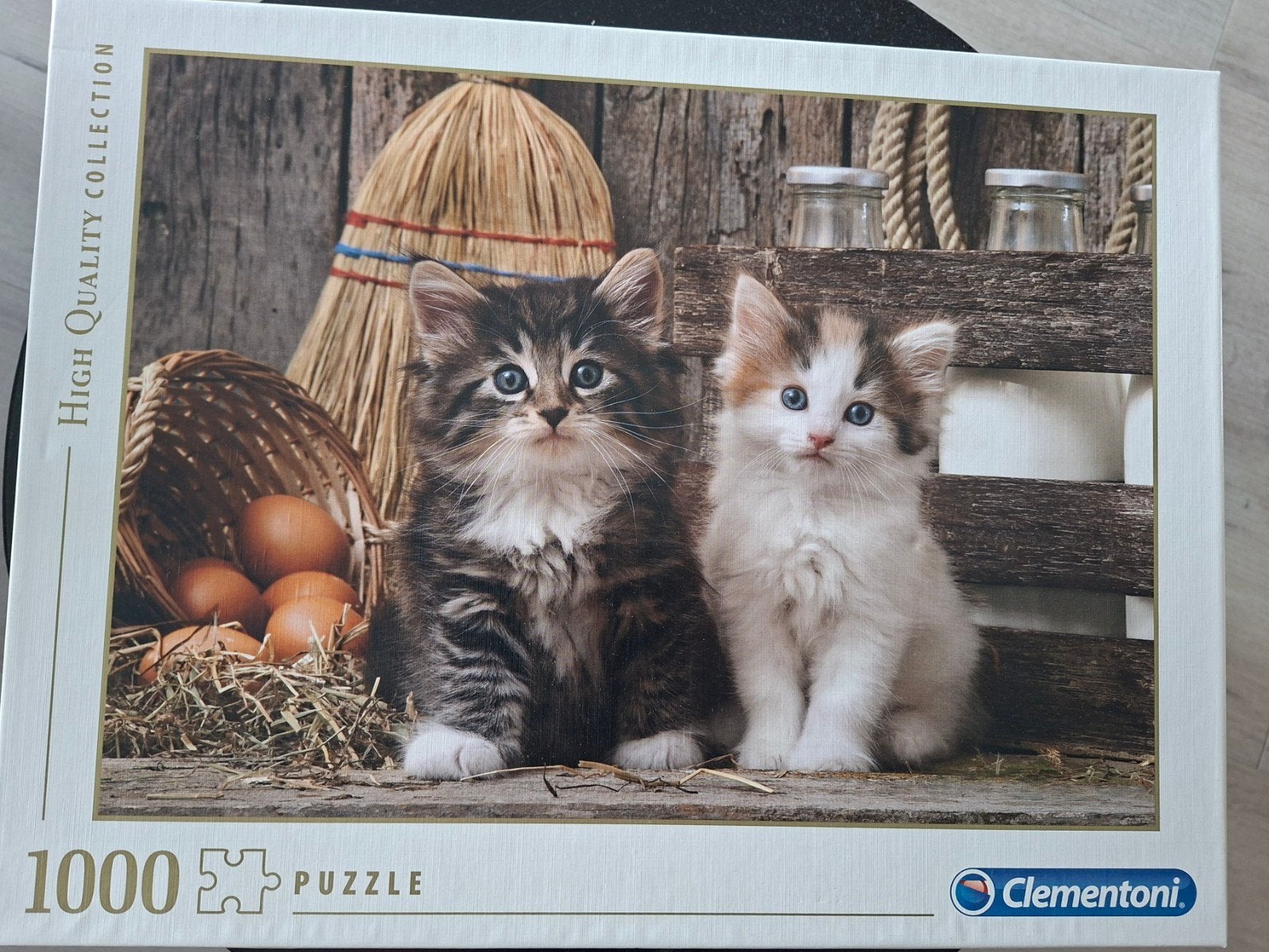 3x Legpuzzel 1000 stukjes:, Ophalen of Verzenden, 500 t/m 1500 stukjes, Gebruikt, Legpuzzel