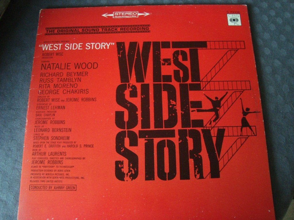 West side story met boekje erin, Cd's en Dvd's, Vinyl | Filmmuziek en Soundtracks, Tv-soundtrack, Ophalen of Verzenden, Zo goed als nieuw