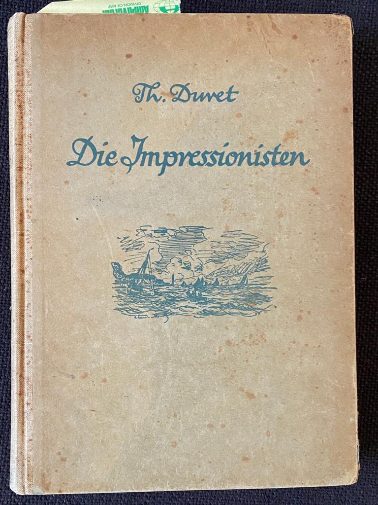 Th Duvet, Die impressionisten, Berlin 1920, Ophalen of Verzenden