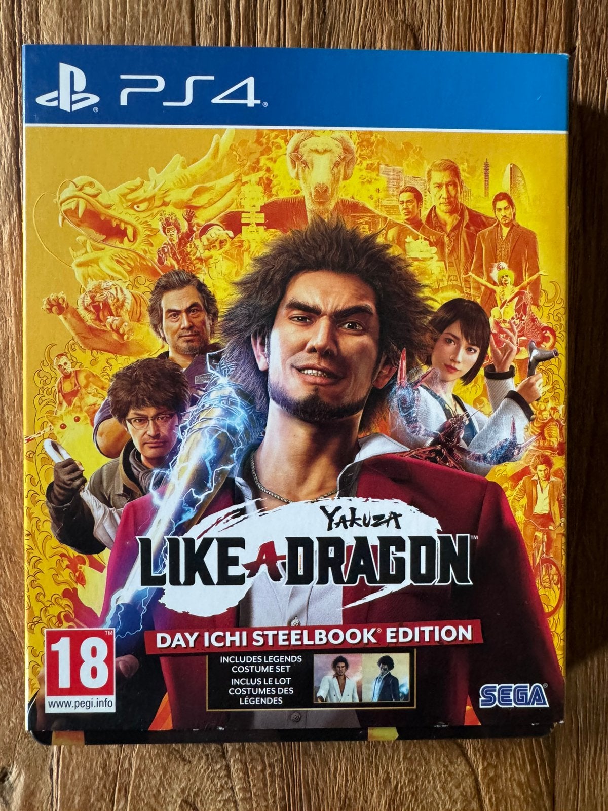 Yakuza Like a Dragon Day Ichi Steelbook Edition PS4, Avontuur en Actie, Vanaf 18 jaar, 1 speler, Ophalen of Verzenden