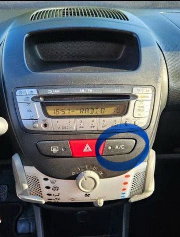 Airco Knop Nieuw Toyota Aygo -Citroën C1-Peugeot 107, Auto-onderdelen, Ophalen of Verzenden, Nieuw, Peugeot