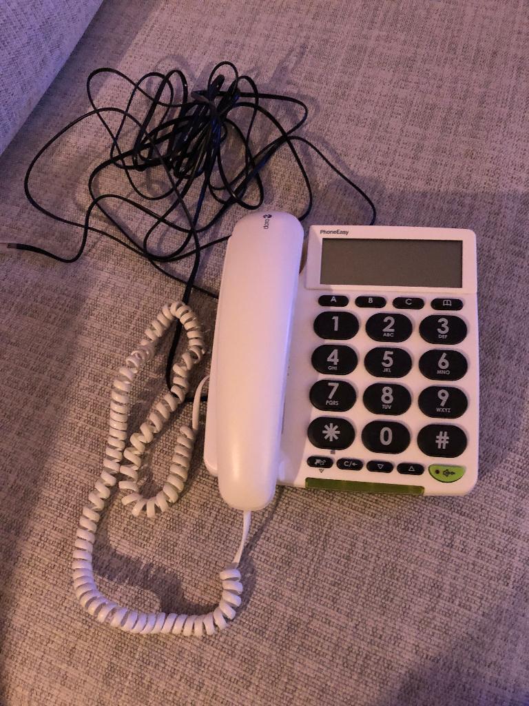 Telefoon vast grote toetsen, Ophalen of Verzenden, Zo goed als nieuw, 1 handset