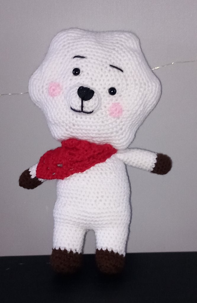 Gehaakte RJ BT 21- BTS, Overige merken, Overige karakters, Beer, Handgemaakt