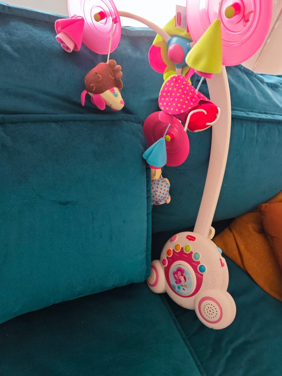 Tiny Love Mobiel met Licht en Geluid, Ophalen