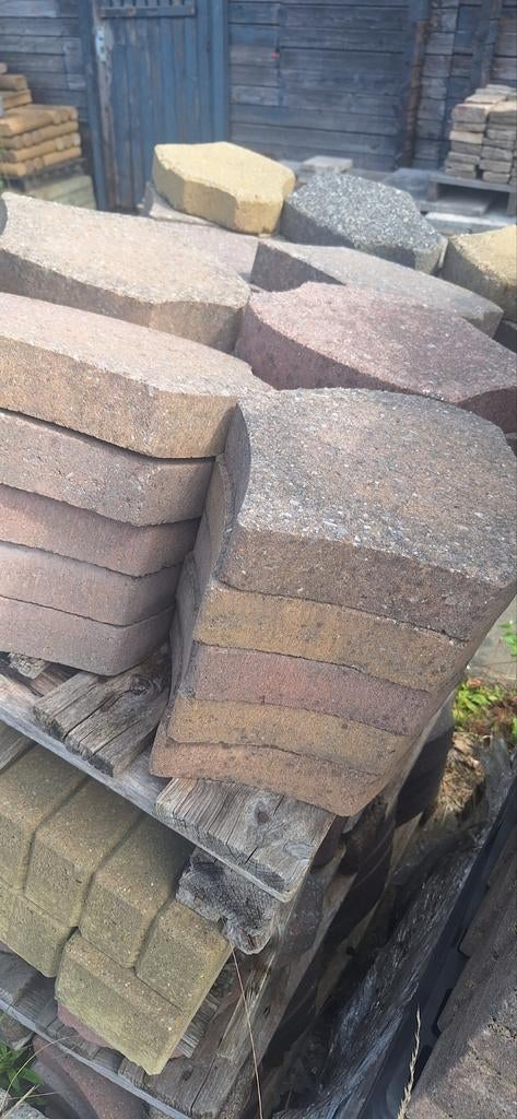 Hexagon stenen - 50 stuks, Gebruikt, Overige typen, Ophalen of Verzenden, Minder dan 5 m²