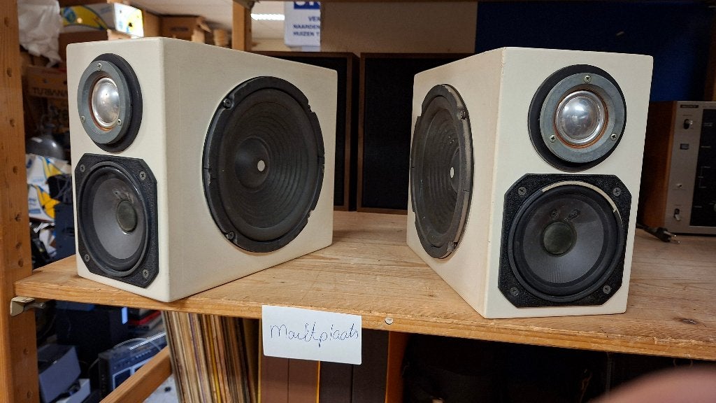 Zelfbouw speakers 1980, Overige merken, Gebruikt, Ophalen of Verzenden, 120 watt of meer