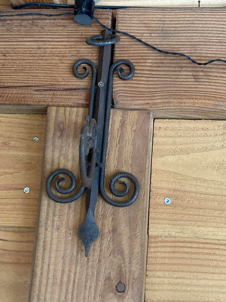 Decoratief smeedijzeren ornament - 34 cm, Ophalen of Verzenden