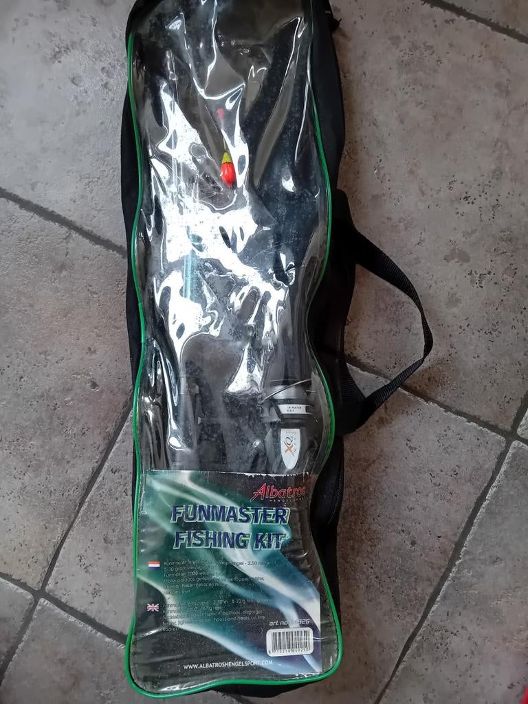 Albatros Fishing kit voor de jeugdige visser, Ophalen of Verzenden, Gebruikt, Koffer of Tas
