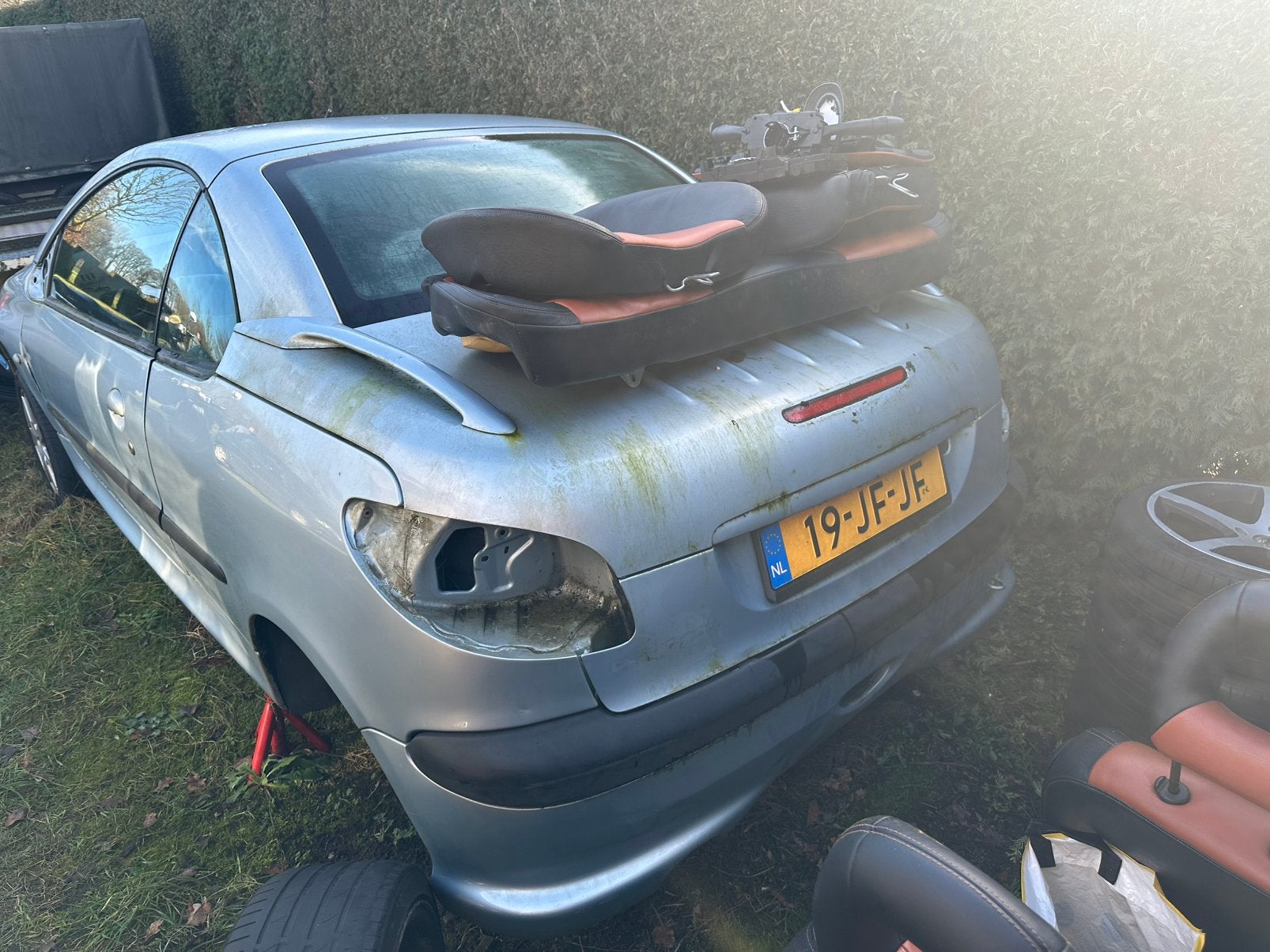 Goede rechte achteras peugeot 206 cc, Auto-onderdelen, Ophalen, Gebruikt, Peugeot