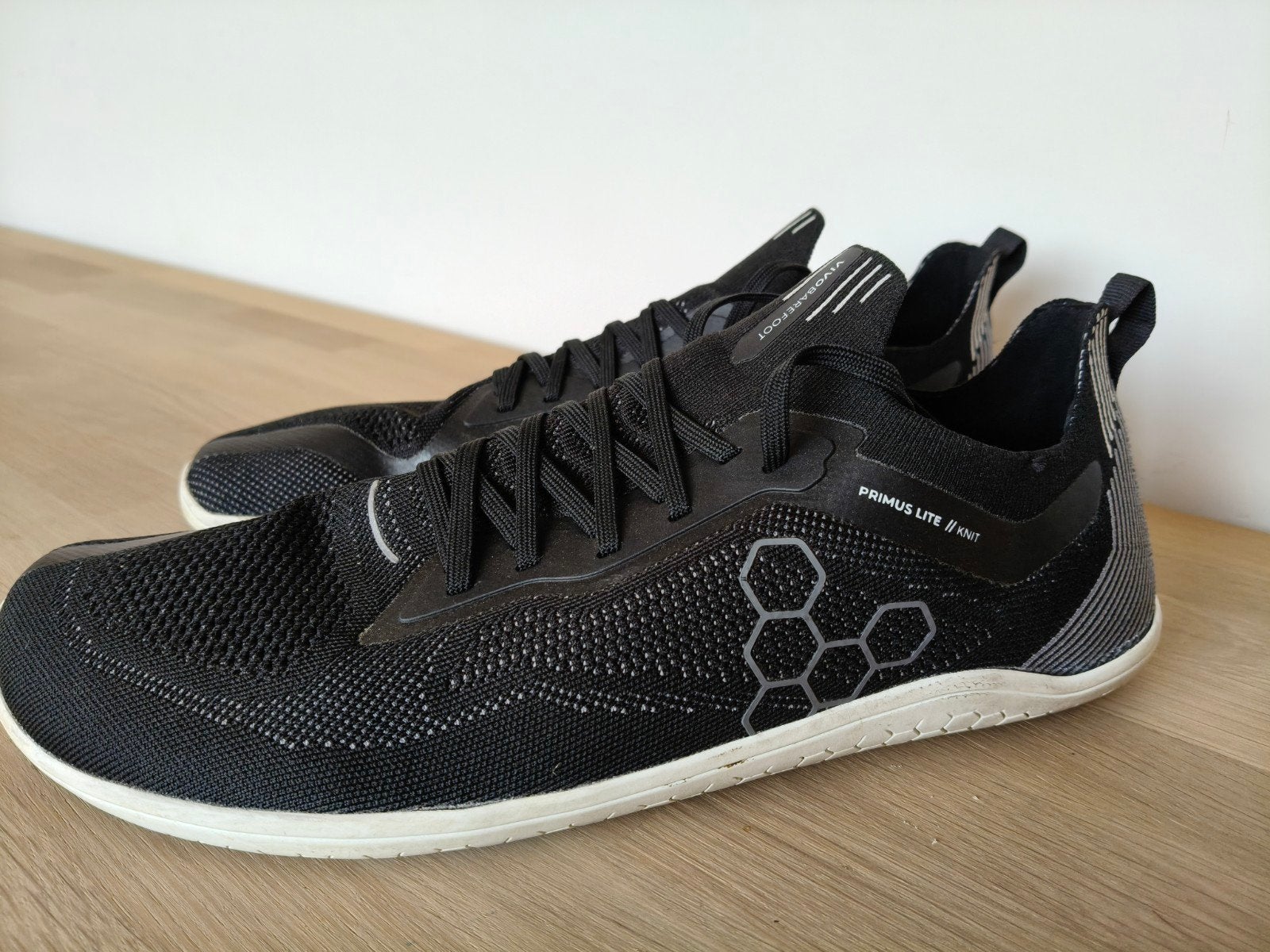 Vivobarefoot Primus Lite III Knit - Zwarte Barefoot Schoenen, Ophalen, Zwart, Vivobarefoot, Sneakers of Gympen