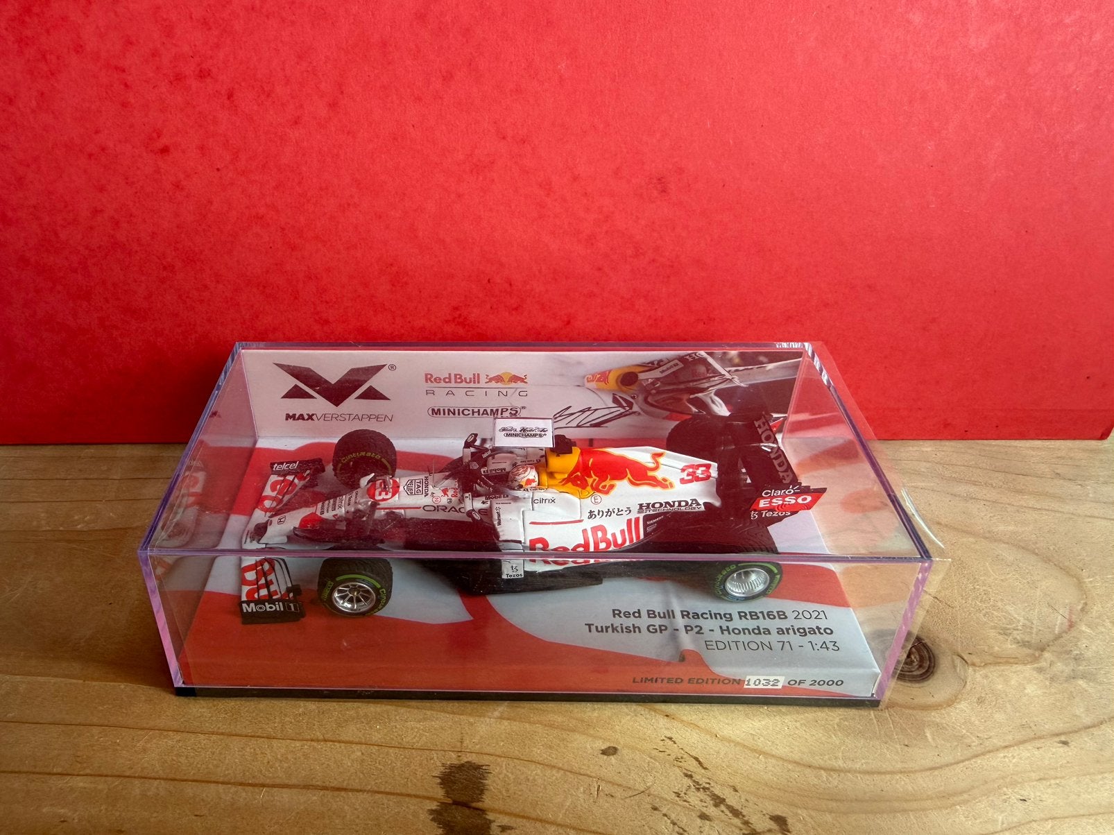 Max verstappen 1:43 Turkish gp 2021 model, Ophalen of Verzenden, Nieuw, Auto, MiniChamps