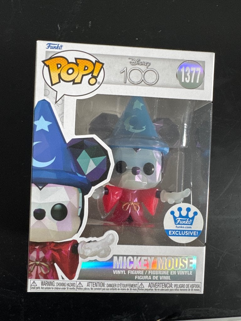 Funko Pop! Disney 100 Mickey Mouse Sorcerer Exclusive, Ophalen, Nieuw