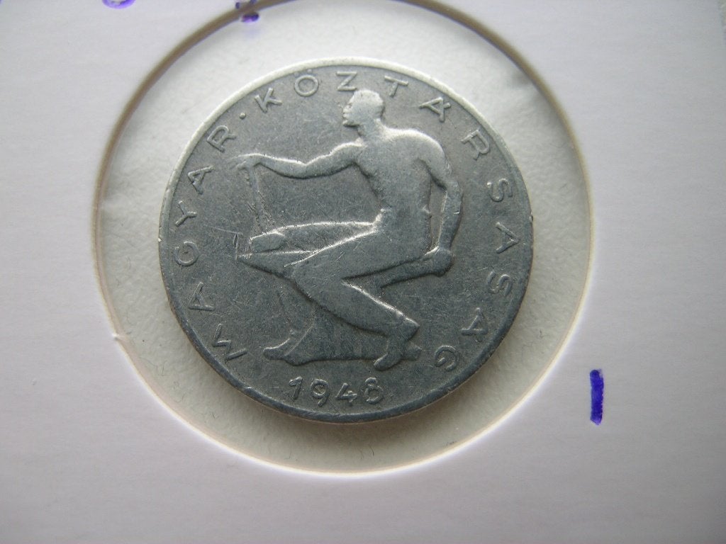 50 Filler 1948 Hongarije, Ophalen of Verzenden, Hongarije, Losse munt