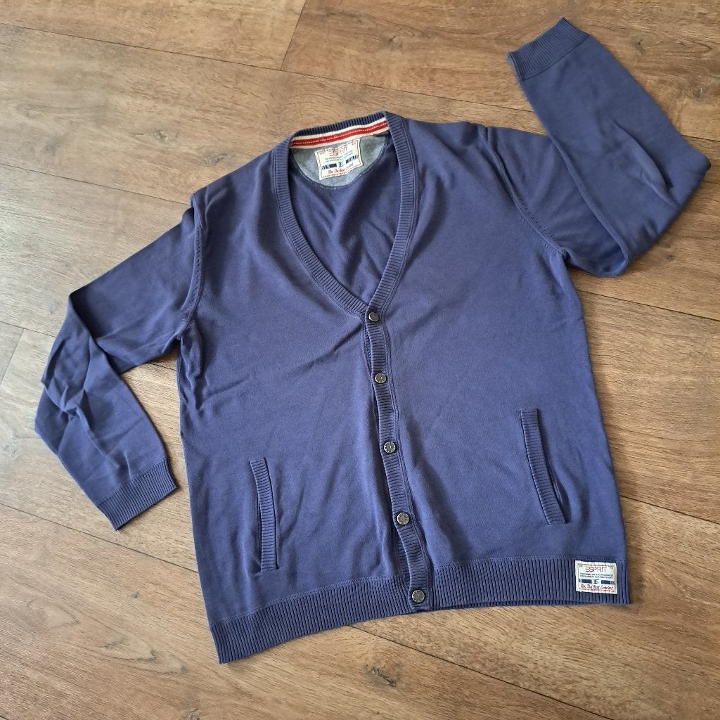 Vest blauw mt. XL, Blauw, Maat 56/58 (XL), Ophalen of Verzenden, Zo goed als nieuw