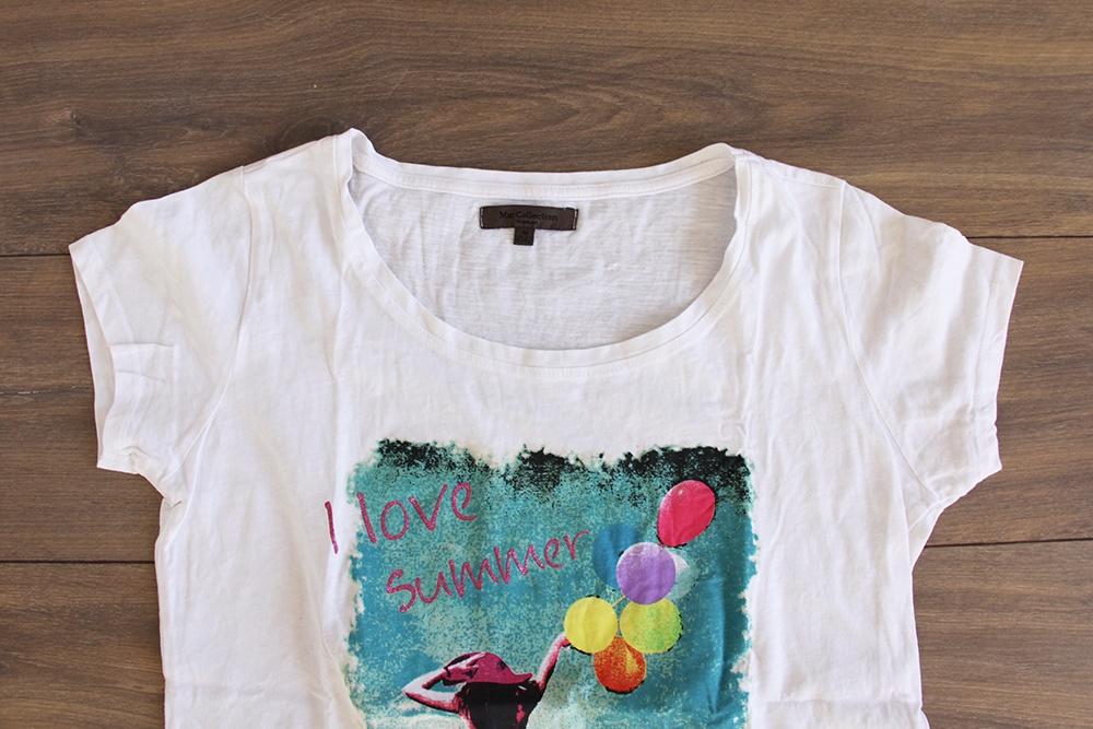 Mar Collection Shirtje 100% Katoen (Maat 40/42) € 20,-, Kleding | Dames, Maat 38/40 (M), Wit, Ophalen of Verzenden, Zo goed als nieuw