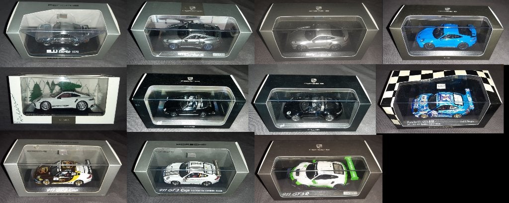 Minichamps 1:43 Porsche straat en race, Verzenden, Nieuw, Auto, MiniChamps