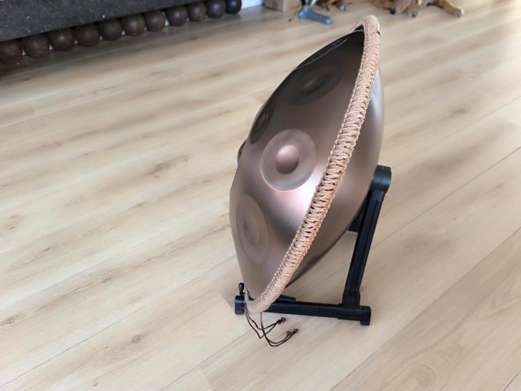 Handpan of Gitaar Standaard - vouwbaar, Instrumentstandaard, Onbekend, Ophalen of Verzenden, Zo goed als nieuw