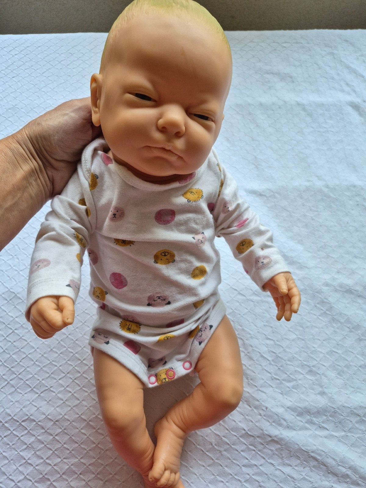 Berjusa babypop jaren 80 meisje voorloper op Berenguerpop., Ophalen of Verzenden, Gebruikt, Pop