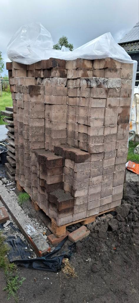 H klinkers, Ophalen, Gebruikt, Klinkers, 10 m² of meer