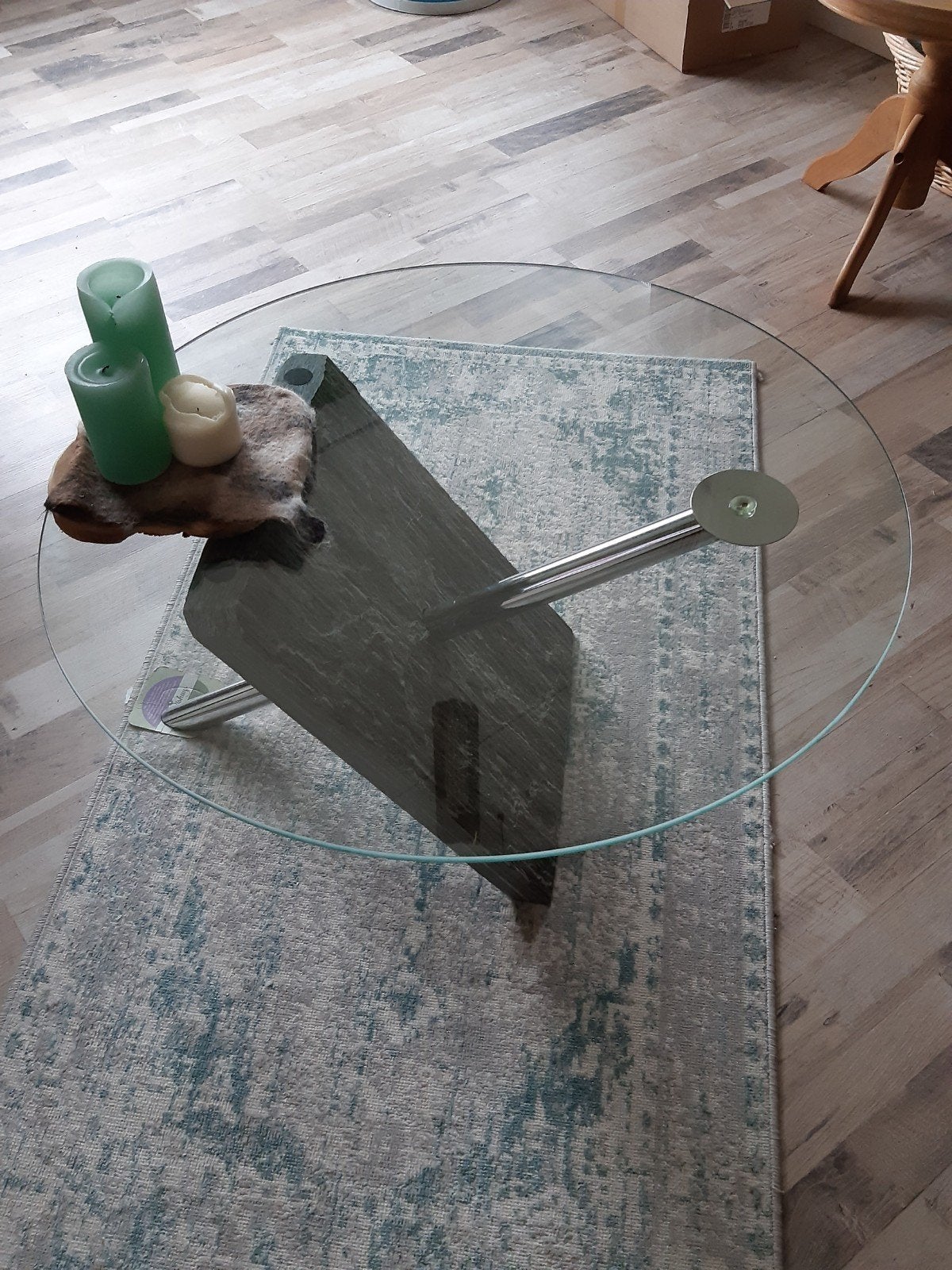 salontafel, Huis en Inrichting, Ophalen, Gebruikt, 50 tot 100 cm, Rond