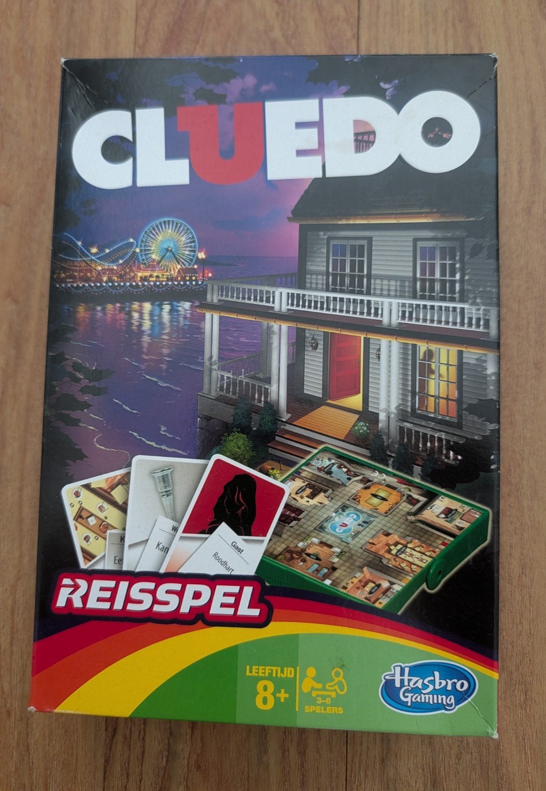 Cluedo reisspel Hasbro, Hobby en Vrije tijd, Gezelschapsspellen | Bordspellen, Ophalen of Verzenden, Zo goed als nieuw, Hasbro Gaming