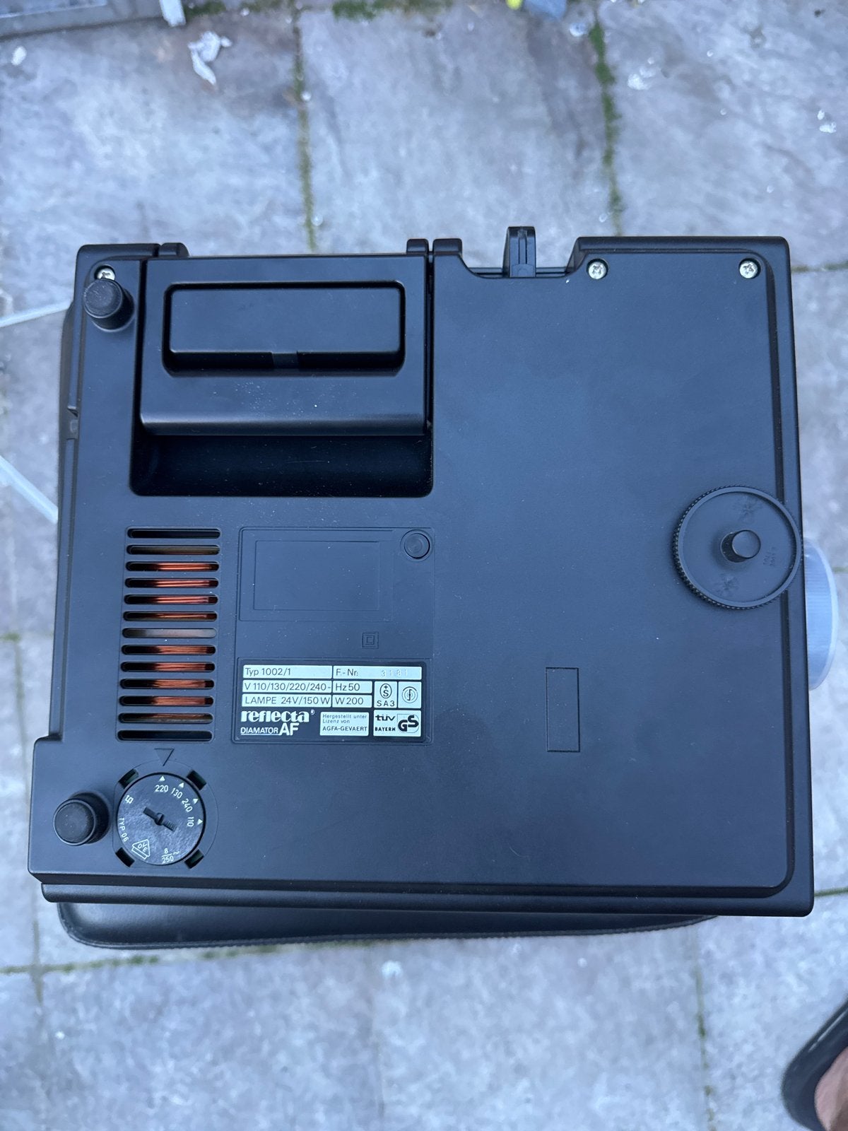Renecta Diamator AF Diaprojector - Vintage Agfa CS Systeem, Ophalen of Verzenden, Gebruikt