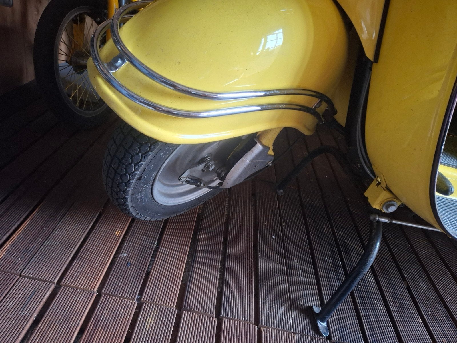 Dubbele Spatbord beugel chroom scooter zundapp roller 651, Ophalen, Gebruikt, Overige typen