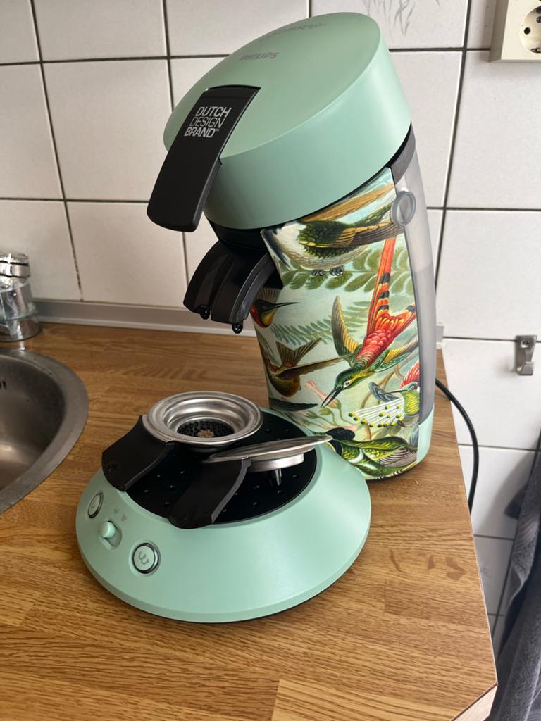 Philips Senseo Dutch Design Editie - Zo goed als nieuw, Ophalen, Zo goed als nieuw, Koffiemachine, Koffiepads en cups