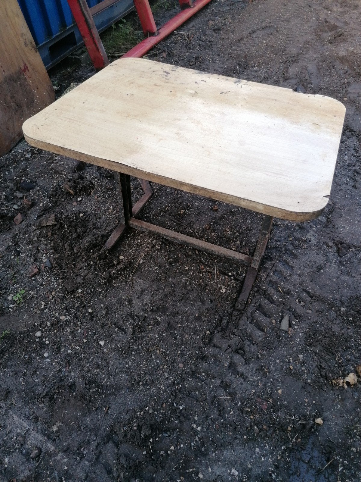 Vintage verstelbare werktafel, Ophalen
