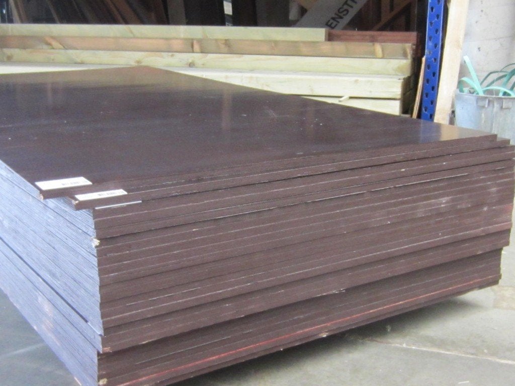 HARDHOUT PLATEN MULTIPLEX WATERVAST 18 MM 125X250 CM, Doe-het-zelf en Verbouw, Hout en Planken, Ophalen, Minder dan 25 mm, Overige typen