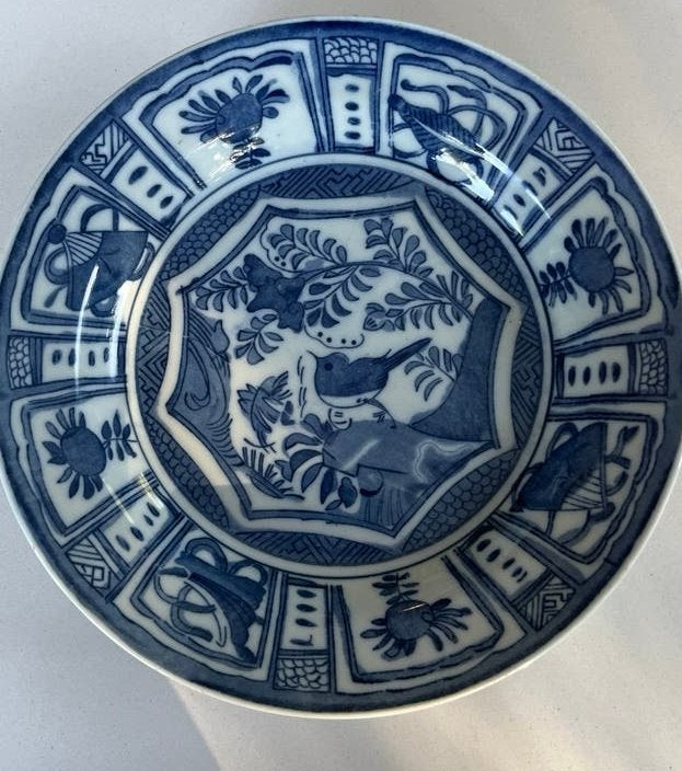 Antieke Chinese Kraakporseleinen Schotel, Wanli-periode, Ophalen of Verzenden