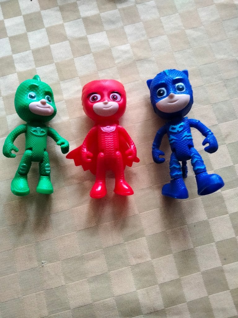 PJ Masks Figuren Set - Catboy, Owlette, Gekko, Kinderen en Baby's, Ophalen, Gebruikt