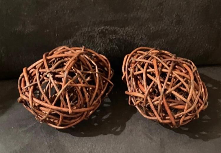 Decoratieve wilgen ballen, Gebruikt, Ophalen of Verzenden, Landelijk, Natuurlijk materiaal