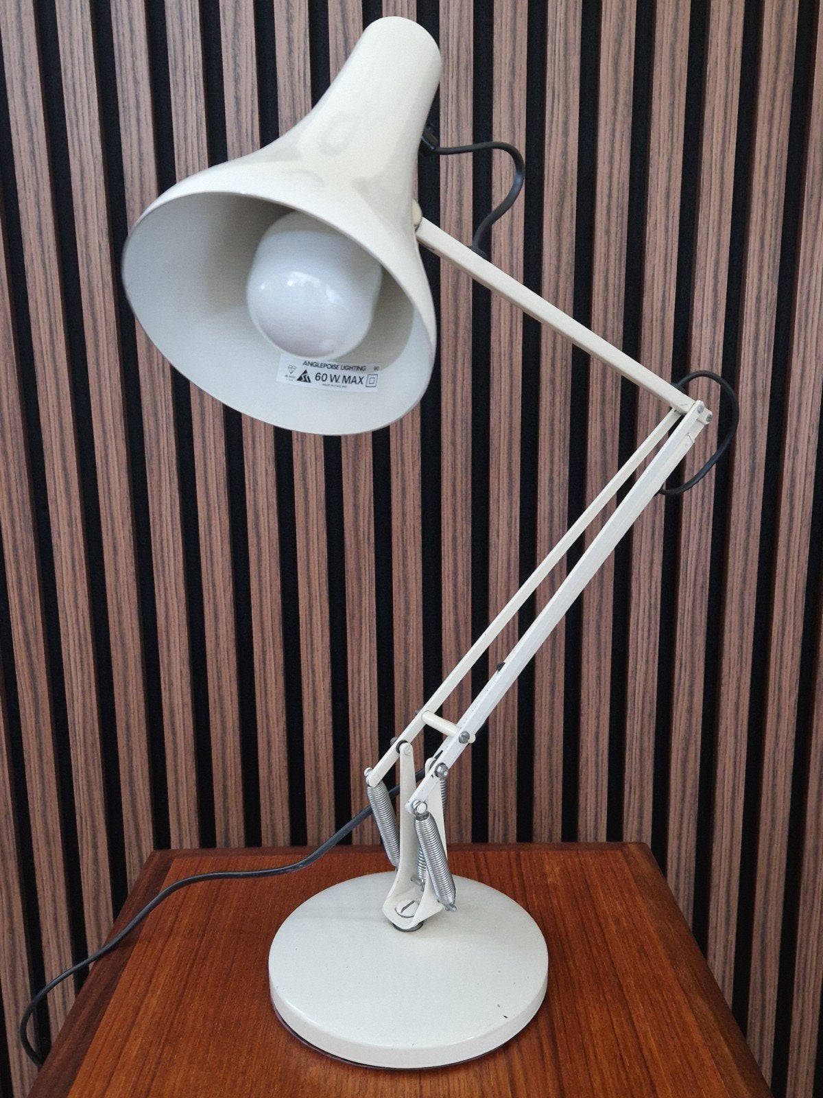 Anglepoise 90 industriële vintage bureaulamp, Engeland 1973., Bureaulamp, Kunststof, Overige merken, Vintage