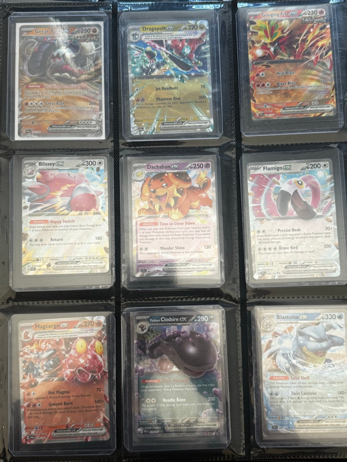 Pokémon kaarten - Ex pagina's, Ophalen of Verzenden, Gebruikt, Meerdere kaarten