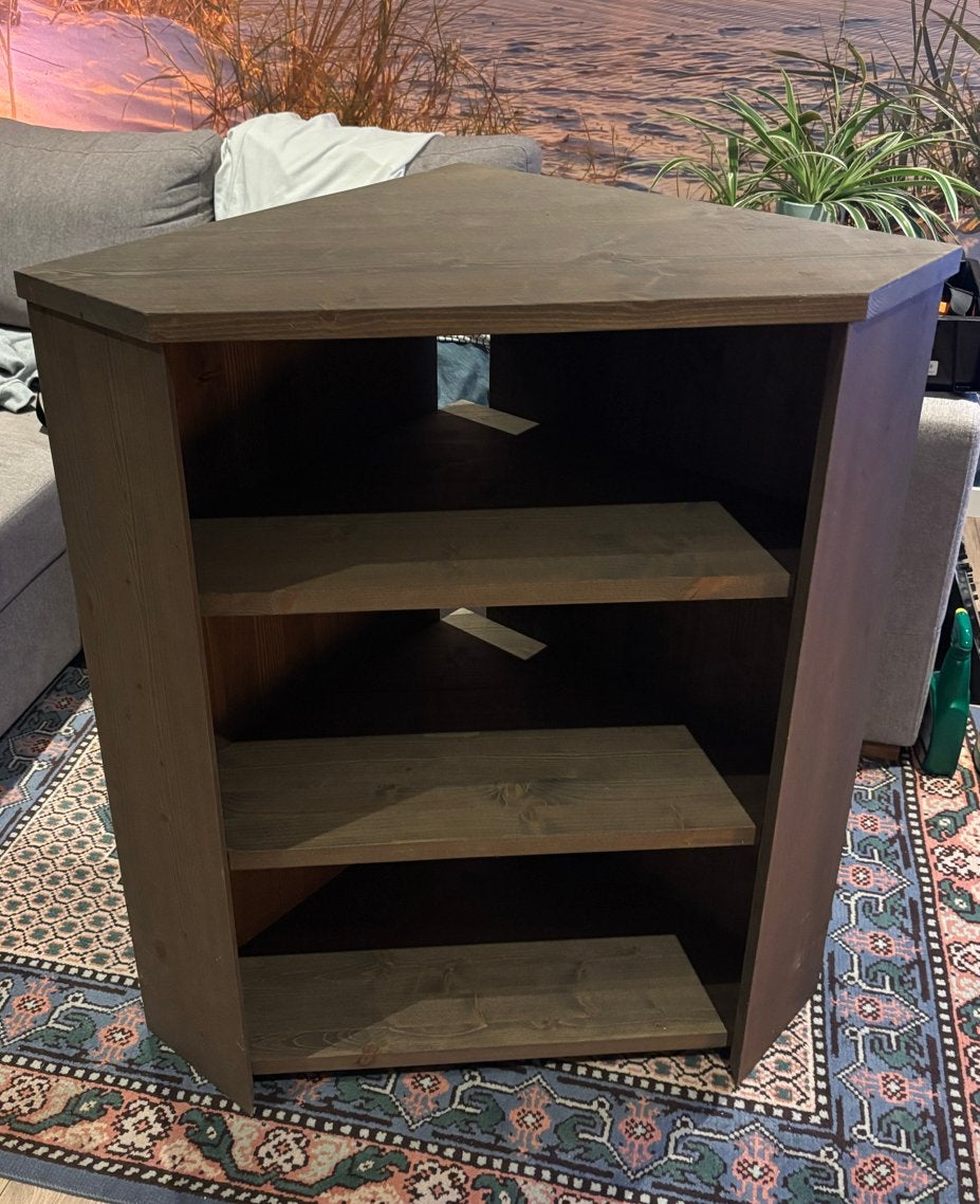 Hoek kast (hout), Ophalen, Zo goed als nieuw
