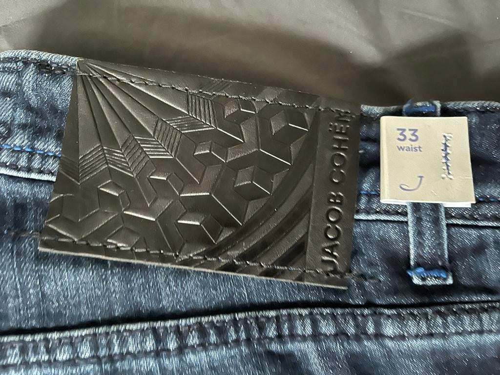 Jacob Cohen J622 | slim fit | maat 33 | nieuw | donkerblauw, Ophalen of Verzenden, Nieuw, Blauw, W33 - W34 (confectie 48/50)