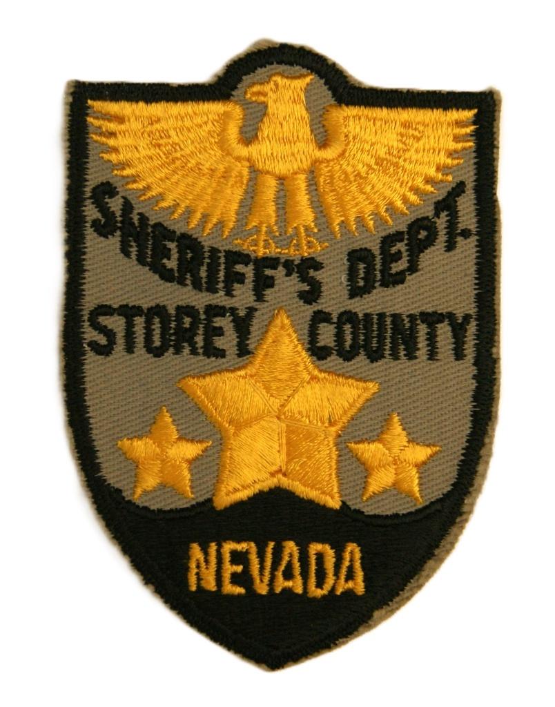Patch / Embleem Storey County Sheriff's Dept., Verzamelen, Militaria | Algemeen, Marechaussee, Embleem of Badge, Amerika, Ophalen of Verzenden